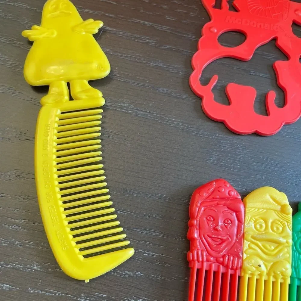 McDonald’s Bulletin Board Boxes Red and Green McDonald’s Combs Activity pieces